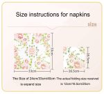 Customized Napkin Paper Style Cross Arrow ( Set of 48 ) - 图片 12